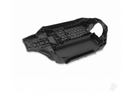 Chassis, Dark Grey (162mm long battery compartment) (fits flat style battery packs) (use only with #7430R front bulkhead & #6726X battery hold-down)