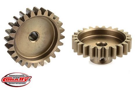 CORALLY 32 DP PINION SHORT HARDENED STEEL 24 TEETH SHAFT DIA. 3.17mm C-71524