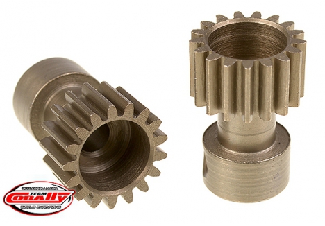 CORALLY 48 DP PINION LONG BOSS HARDENED STEEL 17 TEETH DIA. 3.17MM C-71117