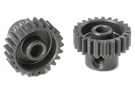 CORALLY 48 DP PINION SHORT HARD ANODISED AL7075 23 TEETH SHAFT DIA. 3.17MM C-70423