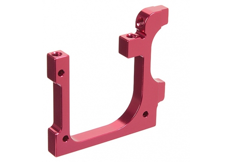 CORALLY ALUM. REAR BULKHEAD MOTOR FSX10 SSX10 LEFT 7075 T6 1PC C-00120-015