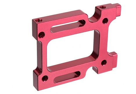 CORALLY ALUM. REAR BULKHEAD MOTOR SSX12 RIGHT 7075 T6 1 PC C-00100-009