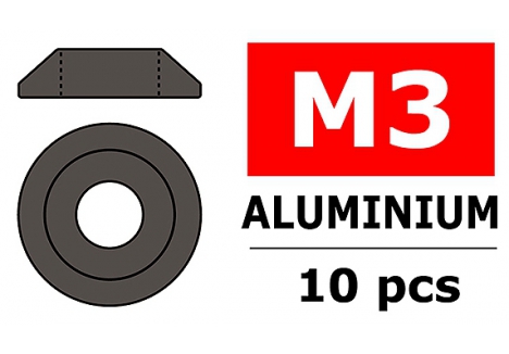 CORALLY ALUMINIUM WASHER FOR M3 BUTTON HEAD SCREWS O C-3211-30-3