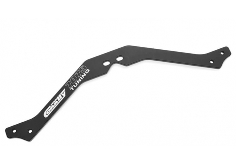 Corally Asuga XLR Chassis Brace Centre Upper 3mm Swiss 7075 T6 Black C-00180-1126