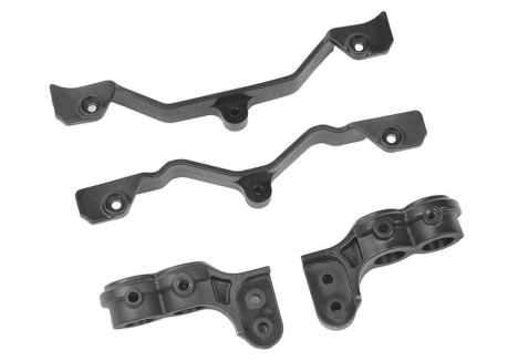 Corally Body Post Holder L/R Shock Tower Covers Front Rear C-00180-1247
