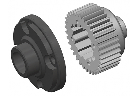 Corally Metal Differential Gear Composite Cover RC Car Upgrade C-00250-071