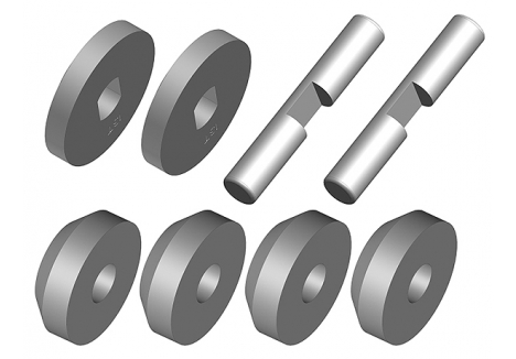 Corally Planetary Diff Gears Metal Set C-00250-075