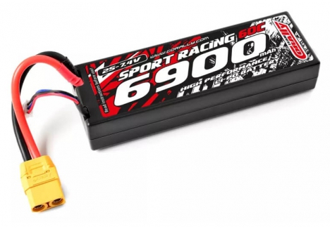 Corally Power Racing 60C LiPo Battery 2S 7.4V 6900mAh XT90 C-49126-X