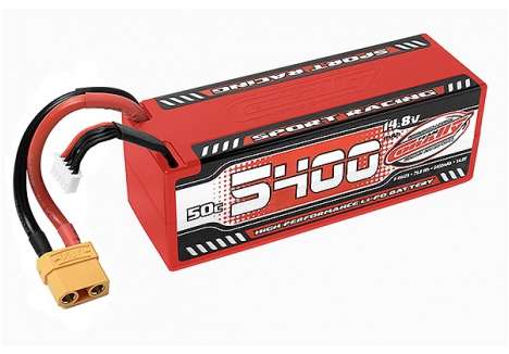 Corally Sport Racing 5400mAh 14.8V 4S 50C LiPo Battery XT90 C-49429