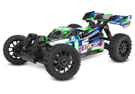 CORALLY SYNCRO-4 BRUSHLESS 4S BASHER BUGGY RTR - GREEN/BLUE
