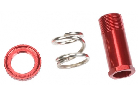 CORALLY XD SERVO SAVER TUBE + NUT + SPRING - ALUMINIUM
