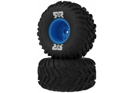 dBoots Cut Chevron Mounted Tire Set Glued, Blue
