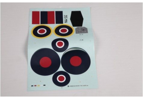 Decal Sheet (for 1100mm Typhoon)