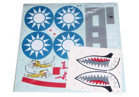 Decal Sheet (for 1400mm P-40B)