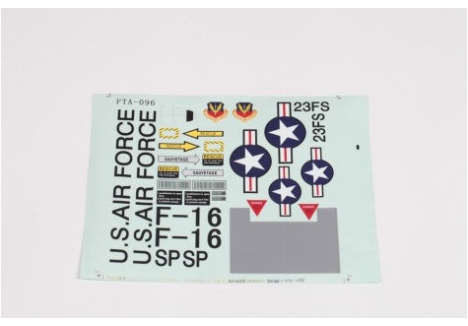 Decal Sheet (for 64mm F16 V2)
