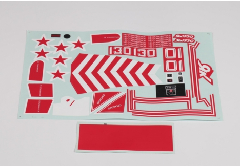Decal Sheet (for 70mm EDF Yak 130 V2 (Red)