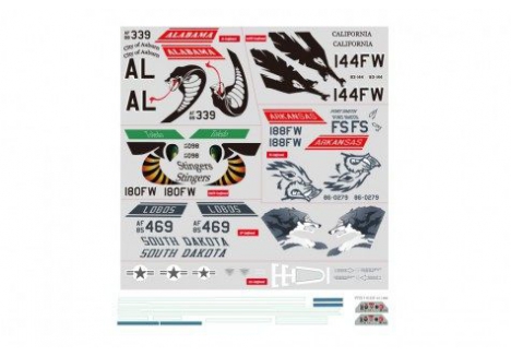 Decal Sheet (for 70mm F16 V2)