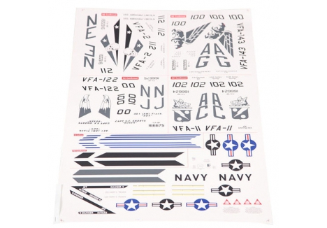 Decal Sheet (for 70mm F/A-18F V2)
