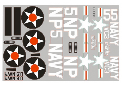 Decal Sheet (for 800mm T28 (V2)) (Red)