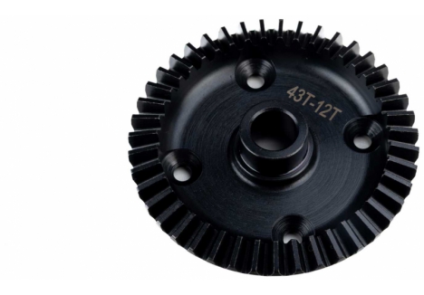 Diff Ring Gear, Rear, 43/12T: 5IVE-TG 3.0