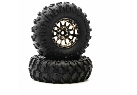 DURATRAX Class 1 Showdown CR C3 Mounted 1.9 inch Black/Chr (2) G-DTXC4075