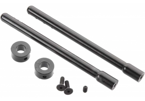 Duratrax Nylon Body Post Black 3.5 inch 2pc DTXC2617