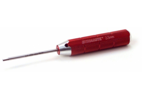 DYN Machined Hex Driver, Red: 2.5mm T-DYN2902