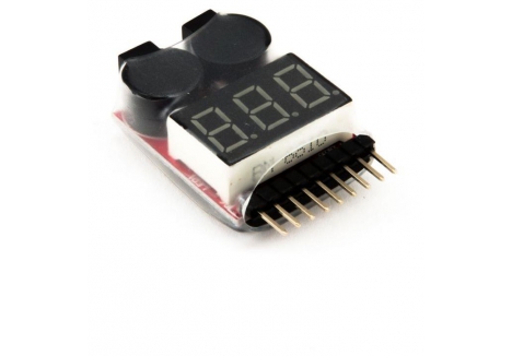 Dynamite LiPo Voltage Checker Warning Alarm 1-8S Digital Display DYNF0002