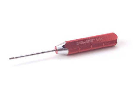 Dynamite Machined Hex Driver 5/64 Inch Red Hardened Steel Tip DYN2913