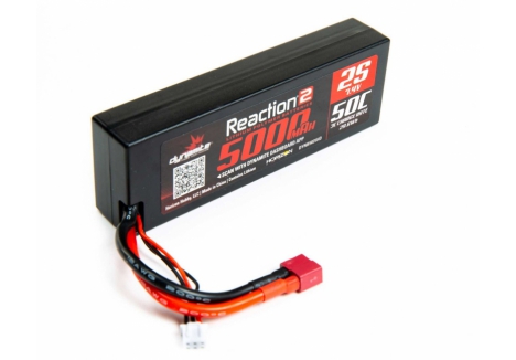 Dynamite Reaction 7.4V 5000mAh 2S 50C LiPo Battery Hardcase Deans RC Car O-DYNB5025HD