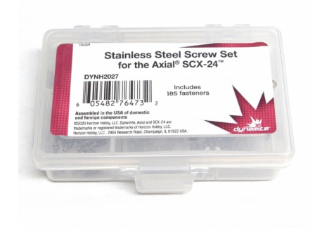Dynamite Stainless Steel Screw Set SCX24 256 Fasteners DYNH2027