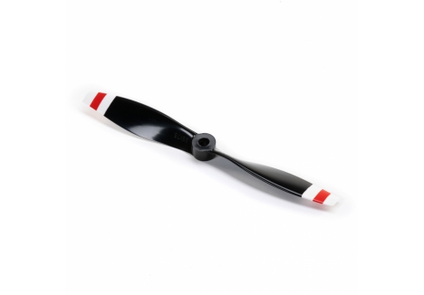 E-flite 9.5 x 7.5 CCW Right Propeller Black Red White Tips Z-EFLP09575BCCW