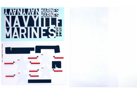 E-flite Decal Sheet 1.2m F4U-4 Corsair RC Aircraft EFL18506