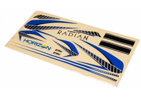 E-flite Night Radian Decal Sheet for 2.0m RC Electric Glider Z-EFL36502