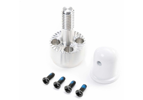 E-flite Prop Adapter And Spinner Nut White RC-45J 1.5m Z-EFL107271