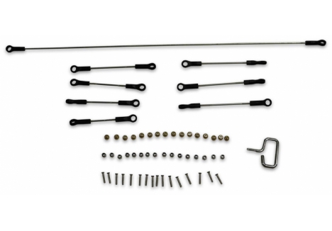 E-flite Pushrod Set EC-1500 Twin 1.5m Replacement Spare EFL15761
