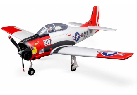 E-flite T-28 Trojan 1.2m Plug-N-Play Electric RC Warbird Smart ESC A-EFL18375