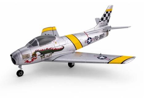 E-flite UMX F-86 Sabre 30mm EDF Jet BNF RC Fighter with AS3X A-EFLU7050
