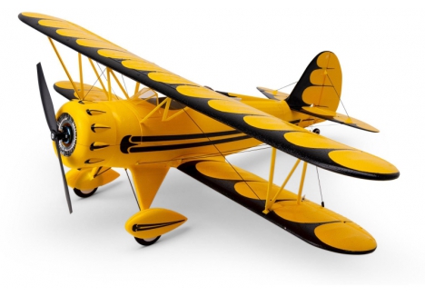 E-flite UMX WACO BNF Basic Brushless RC Biplane AS3X SAFE Yellow EFLU53550Y