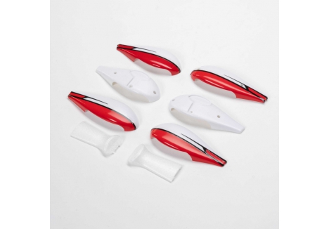 EFL Wheel Pants Set, Red: SR22T 1.5m Z-EFL15958