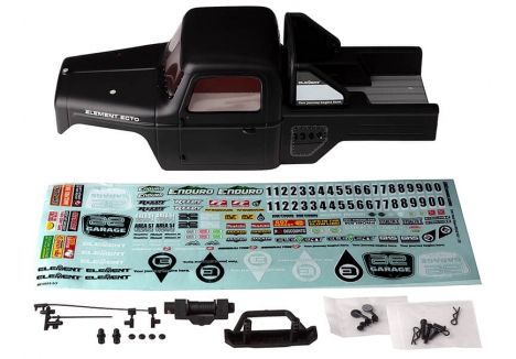Element RC Enduro Ecto Black Body Set 1/10 Painted EL42179