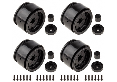 Element RC Enduro The Ocho 1.9in Rock Crawler Wheels Black EL42109