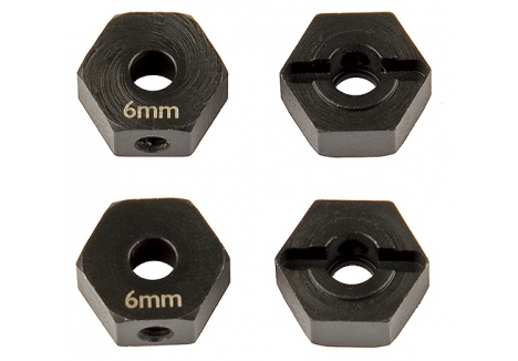 Element RC FT Enduro Wheel Hexes 6mm Steel Set of 4 EL42076