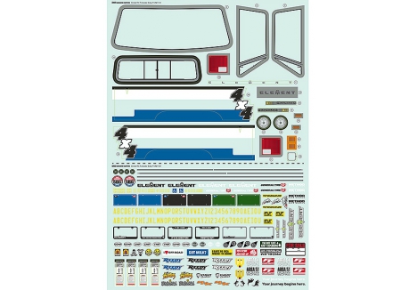 Element RC Trailwalker Body Decals Factory Authentic Pre-cut EL42142