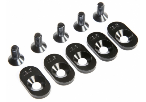 EngineMntInsert&Screws, BLK, 19.5T(5): 5ive-T 2.0