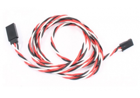 Etronix 120cm 22AWG Futaba Twisted Servo Extension Lead ET0740