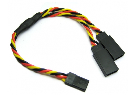 eTronix 15cm 22AWG JR Twisted Y Extension Wire RC Component ET0752