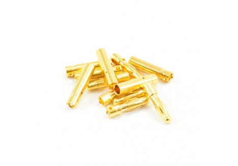 Etronix 4mm Gold Connectors 6 Pairs Male Female ET0607