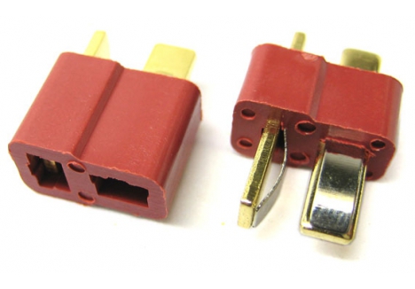 Etronix Deans Plug 1 Male 1 Female T-Plug RC Connector ET0787