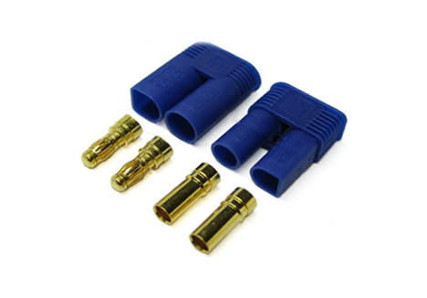 eTronix EC5 5mm Gold Connectors Male Female Pair ET0608